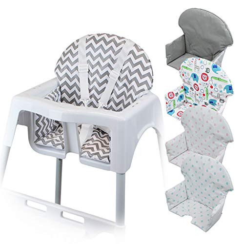 Monsieur Bébé - Housse d'assise pour chaise haute enfant gamme Délice - 5 coloris