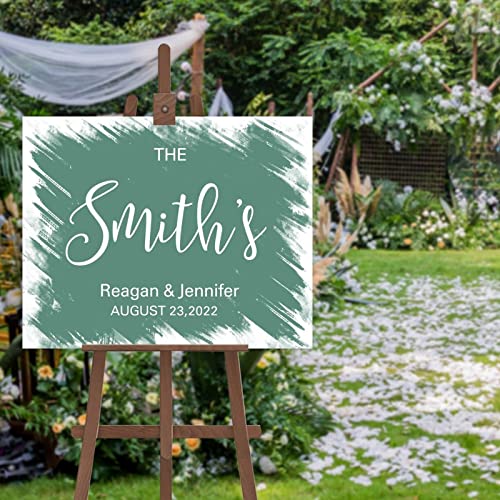 Panneau de mariage modifiable 30x45cm pour personnaliser facilement votre décoration de fête