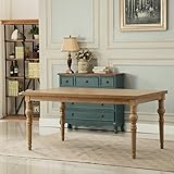 Roundhill Furniture Habitation Urban Style Counter Height Dining Table, Brown