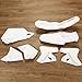 HECASA Plastic Kit Compatible with All Years SUZUKI DRZ400 DRZ400E DRZ400ES DRZ400S DRZ400SM Replacement for 2041080001 White 7Pcs