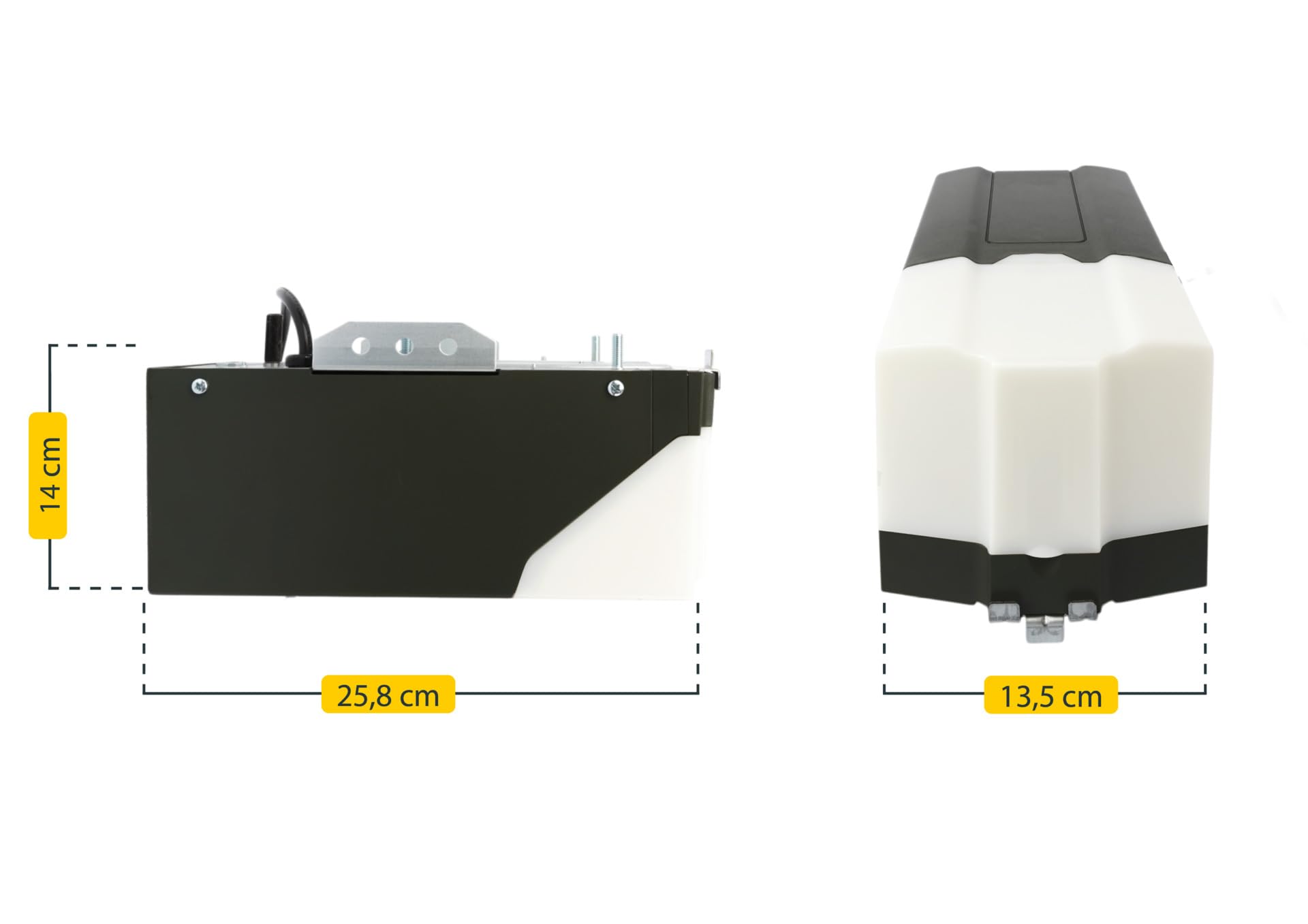 Schellenberg Motorizzazione per porte da garage Powerlift 550 N, superficie massima della porta 8 m², forza di trazione 550 N, inclusi 2 trasmettitori manuali a 4 canali da 433,92 MHz, 60301