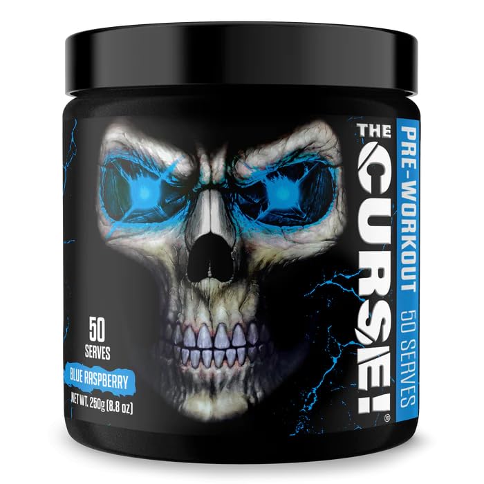 JNX Sports/Cobra Labs The Curse ! Pre Workout Powder 250g 50 Servings (Blue Raspberry)