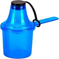 Vista 7 de The Scoopie, (90 cc 3 fl oz. 6 cucharadas 90 mL) Cuchara de plástico de mango corto con embudo adjunto, cucharas medidoras para polvos, café