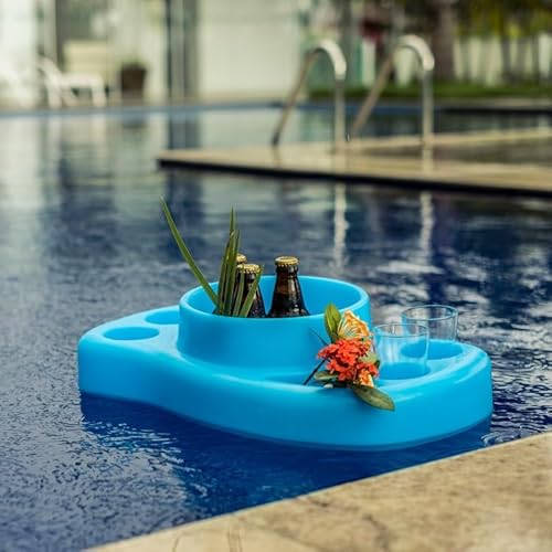 Aquabar Usare Bandeja Flutuante para Piscina sem Suporte (Azul)