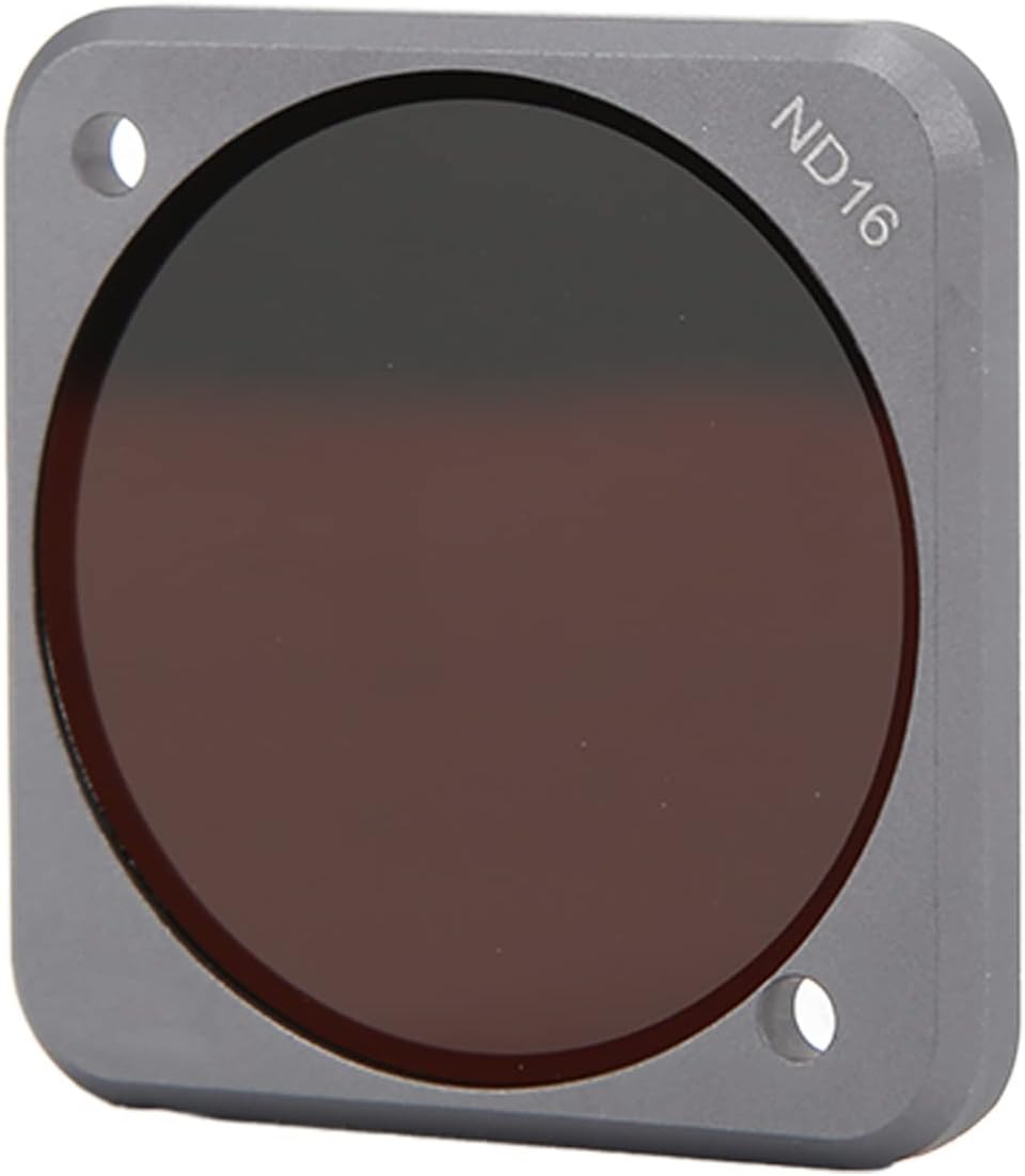 Sanpyl Camera Lens Filter Set, Multi Coated Lens Neutral Density ND Lens Filters Replacement, ND4/ND8/ND16/ND32/ND64, for Action 2(ND16)