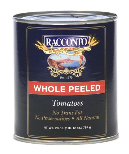 Racconto Whole Peeled Tomatoes, 28-Ounce Cans (Pack of 12)