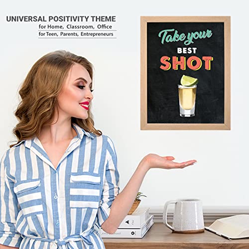 Image of Chaka Chaundh - Cocktail Wall Quotes Frames - Cocktail Quotes Poster With Frames - Bar Framed Poster - Alcohol Quotes Wall Decoration Item - (14 X 11 Inches)