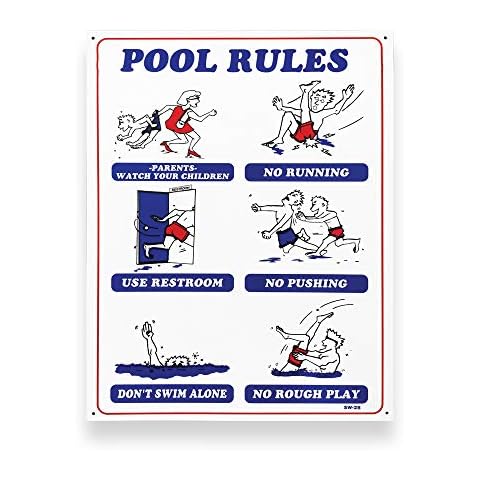 JED Pool Tools 90-100 Pool-Regeln für Schwimmbad, 45,7 x 61 cm Cover