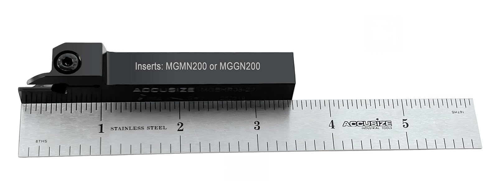 Accusize Industrial Tools 1/2'' Cut-Off Holder, Parting Tool, Mgehr08-2J of 2387-2004, Insert Not Included — Amazon image 7