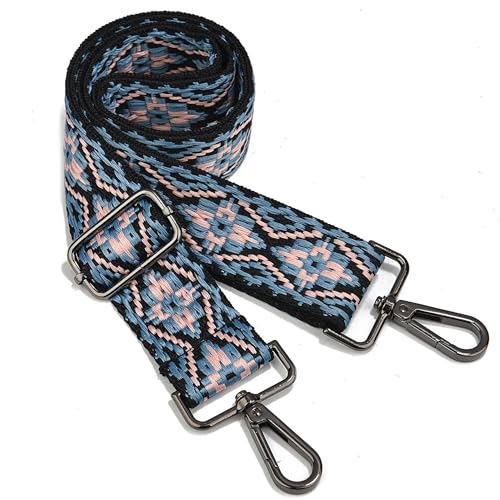 Image of Purse Strap Gold Hardware Replacement Crossbody Bag Strap, Wide Adjustable Shoulder Strap