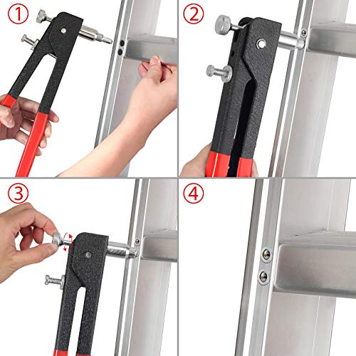 Autoutlet EFUGT587S Rivet Nut Tool 86Pcs Rivnut Tool Kit 5 Sizes Mandrels M3 M4 M5 M6 M8 Nutsert Tool Kit thumb #3