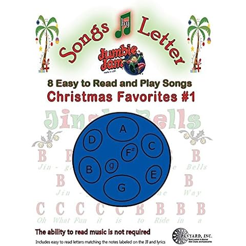 Panyard JJ5515 Jumbie Jam Songs by Letter Christmas Favourites for Steel Pan Cover