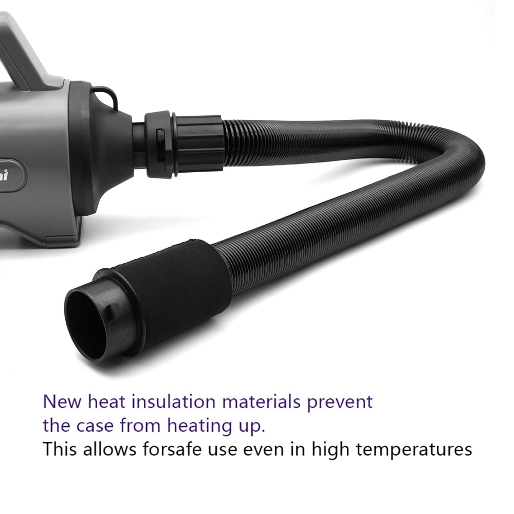 Sèche-Cheveux pour Chien Blower Séchoir Animaux Pulseur Professionnel à Haute Vitesse pour Chien 3.8 HP（Violet）