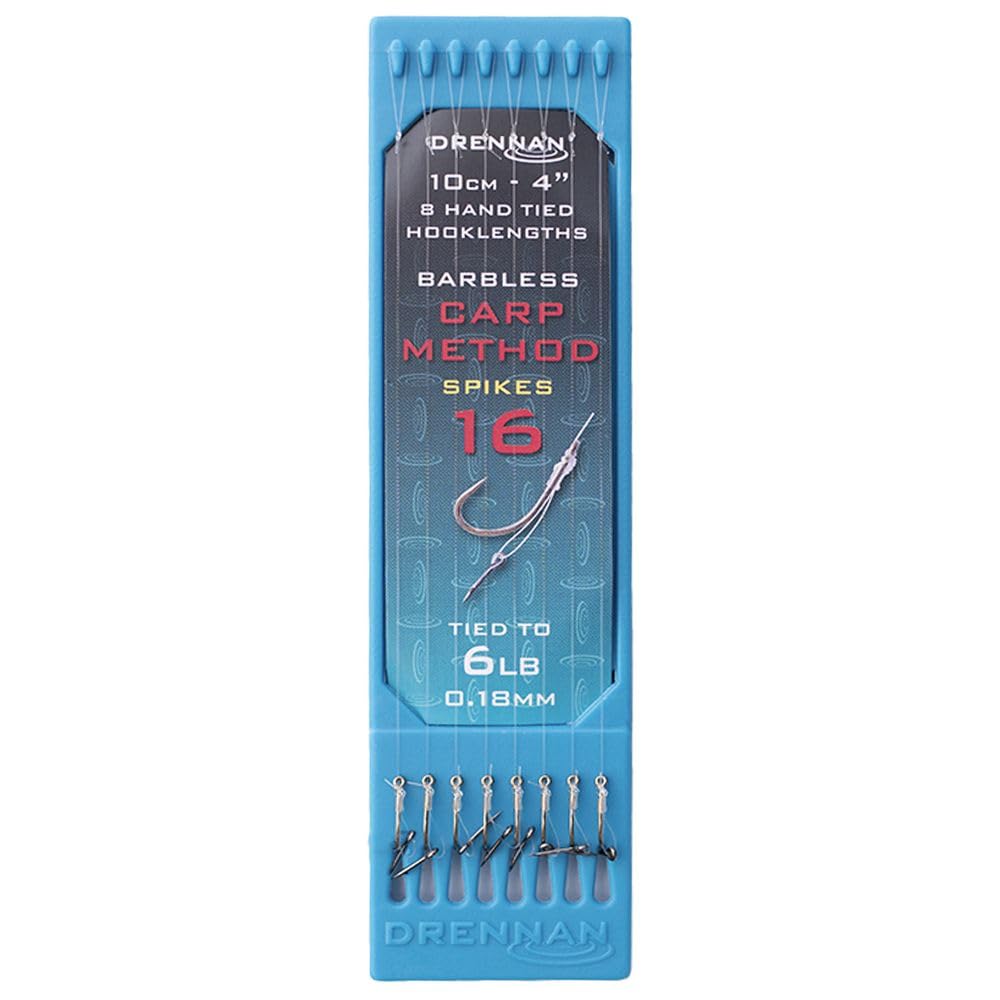 Drennan 4" Carp Method Spike Hook Plate: 16 To 6lb