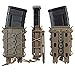 IDOGEAR Mag Pouch 5.56mm 7.62mm Rifle Magazine Pouches Molle Tactical Airsoft Poly Mag Carrier Hunting Equipment Holder (C. Coyote Brown)