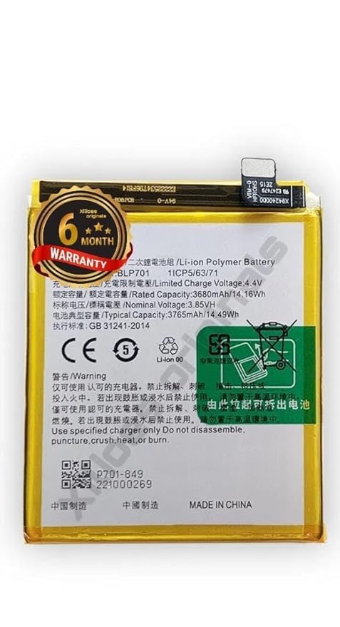 Image of BLP701 Battery for Oppo A5s X PCAM00 /PCAT00 /CPH1917 Battery with 6 Month Warranty**** (R164)