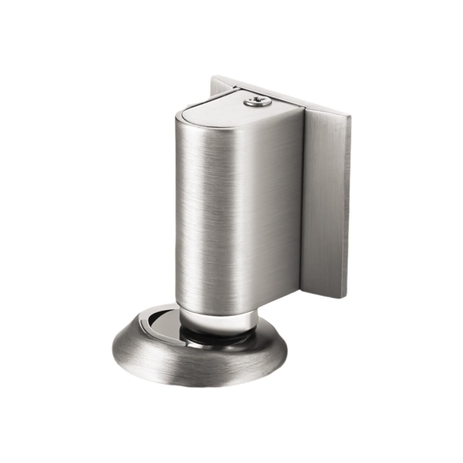 Tsophreniq Silver Strong Door Stoppers Adjustable Concealed Door Stop Anticollision Doors Holder Accessories Strong Magnetics Stoppers Adjustable Stop