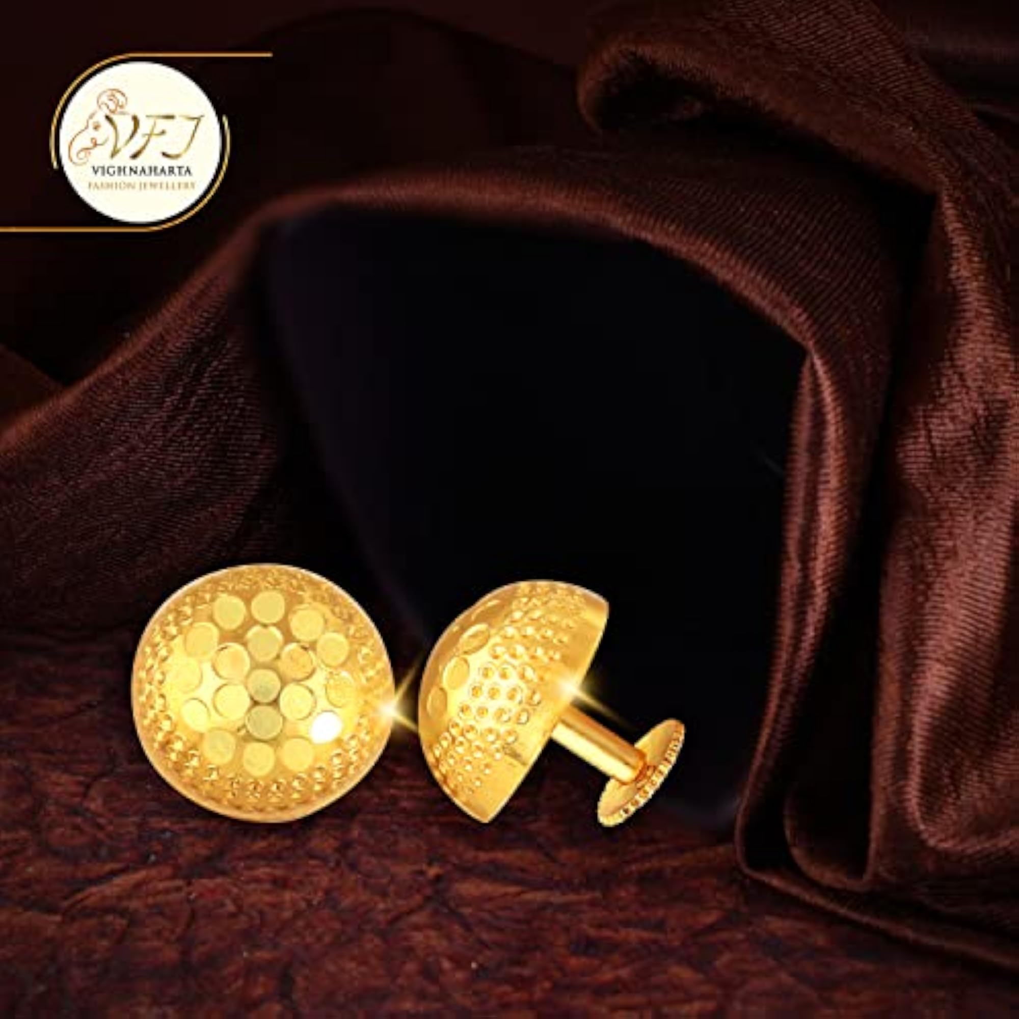 Allure Plated Stud Earrings, Elegant Valentine's Gift
