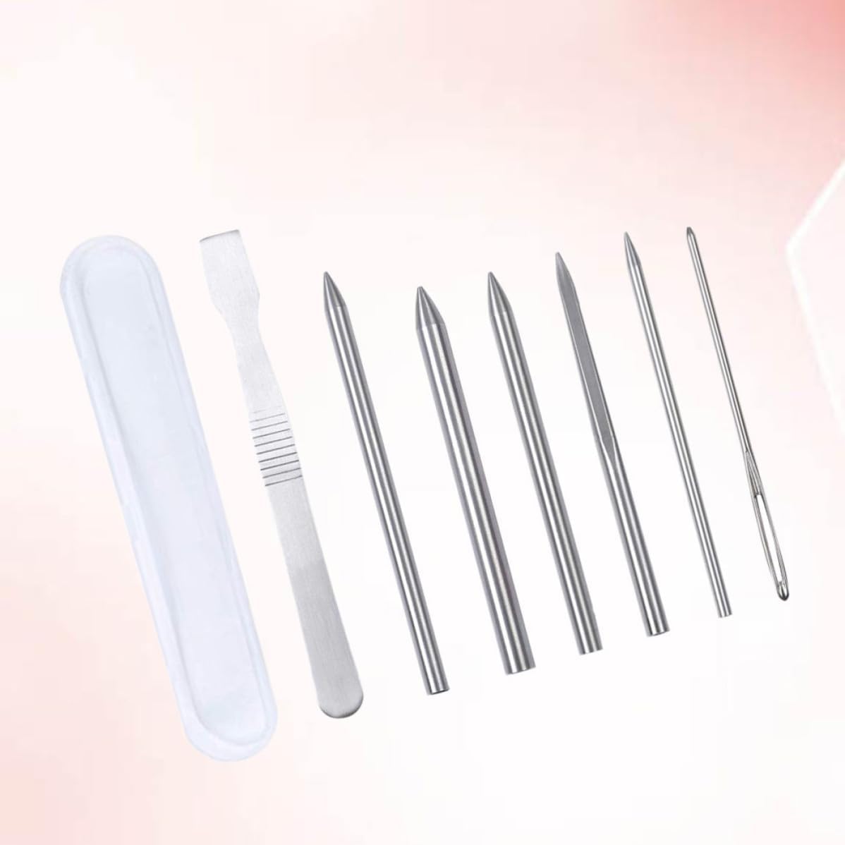 Paracord Stitching Needle Set for Leatherworkers, Metal Lacing Tool