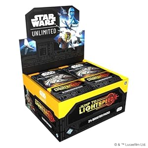 Asmodee Star Wars: Unlimited TCG Jump to Lightspeed Booster Display (Set of 24 Booster Packs) – Trading Card Game for Kids & Adults, Ages 12+, 2+ Players, 20 Min Playtime