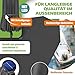 KESSER® Sonnenschirm Doppelsonnenschirm mit LED 4,6m x 2,7m | Ampelschirm Abdeckung| Kurbelschirm Aluminium wasserabweisend Neigbar Kippbar 360° Drehbar Anthrazit