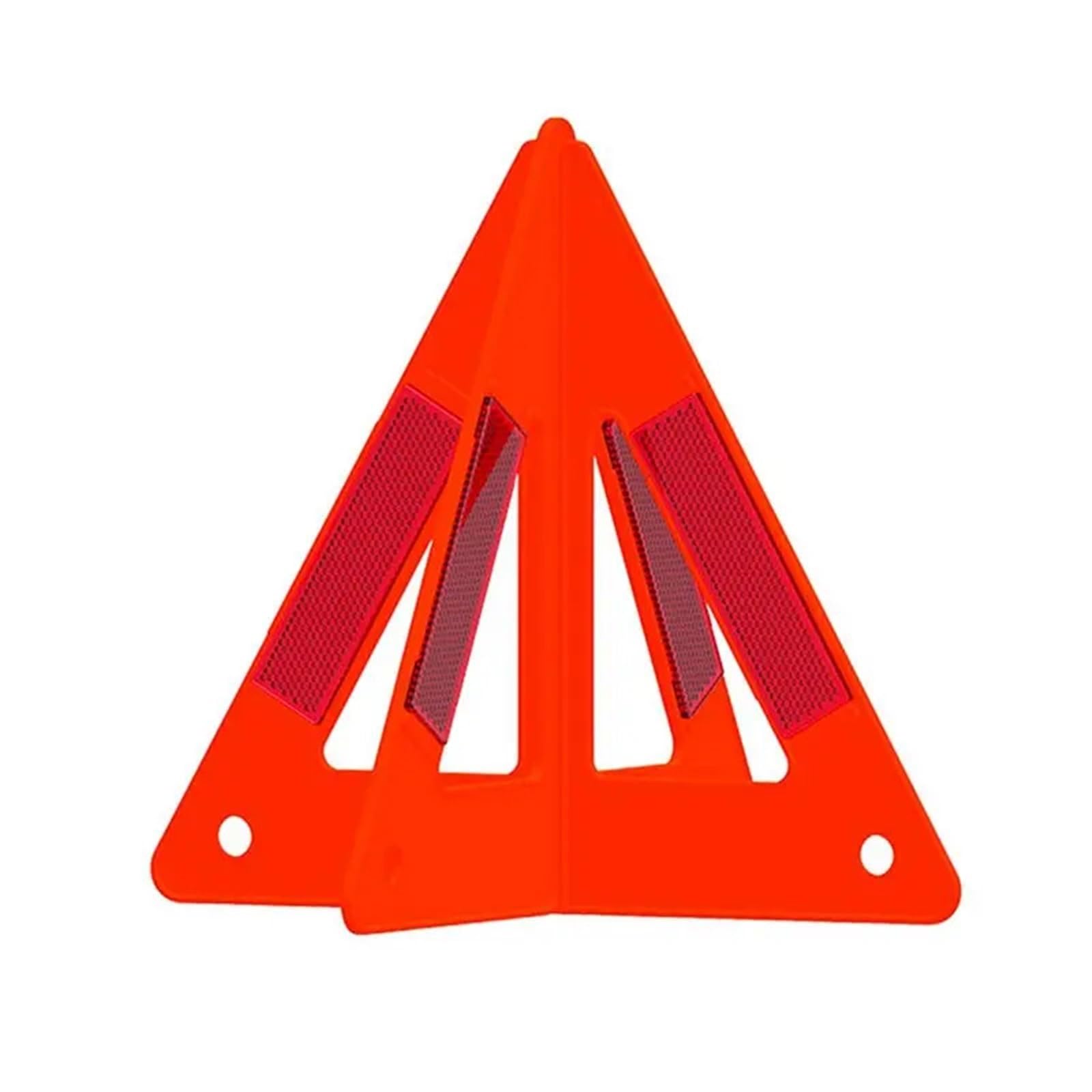 Triángulo de señalización Señal de Advertencia tráfico Reflectante, triángulo, trípode Derecho sólido Plegable, Reserva Emergencia para Carretera Triángulo de Advertencia