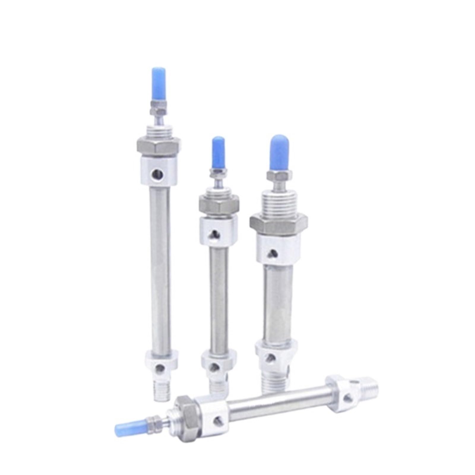 Mini vérin pneumatique MI8 : solution gain de place en inox avec aimant -S