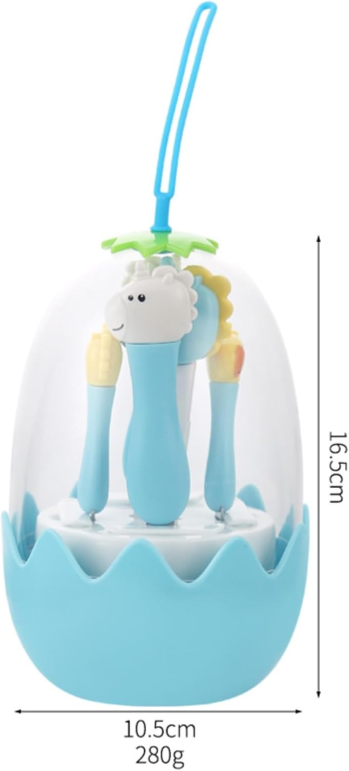 304 stainless steel dinosaur spoon home fresh and exquisite personality and practical-blue
