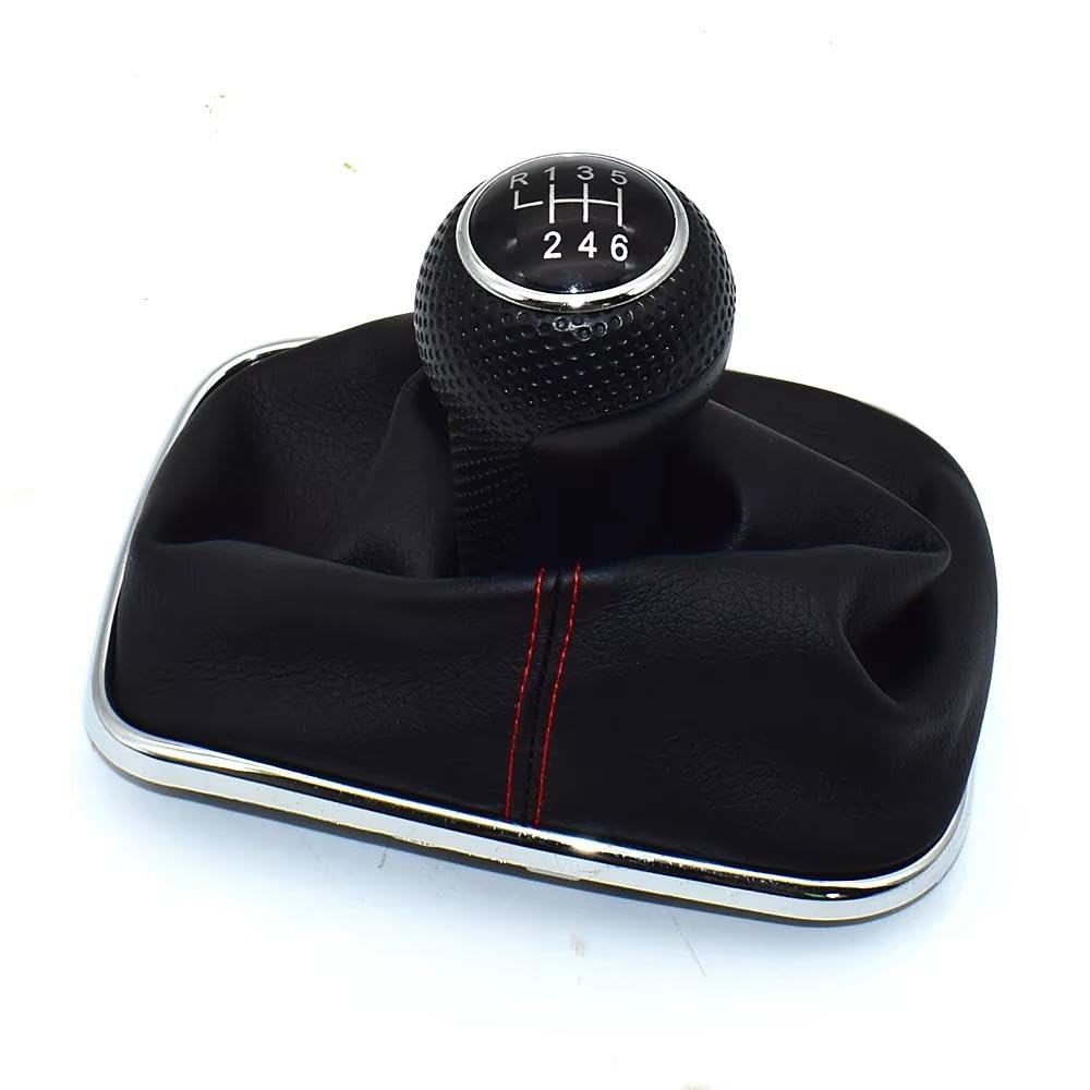 Poanbcgy 6 Speed Auto Parts 5 Car Manual Gear Shift Knob Shifter Lever Stick For Golf Mk4 Gti R32 1999-2005 For Bora For Jetta 1999-2004(6 Speed)