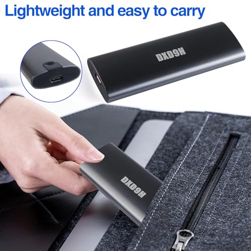 Carcasa externa para disco M.2 NVMe SATA SSD miniatura 4