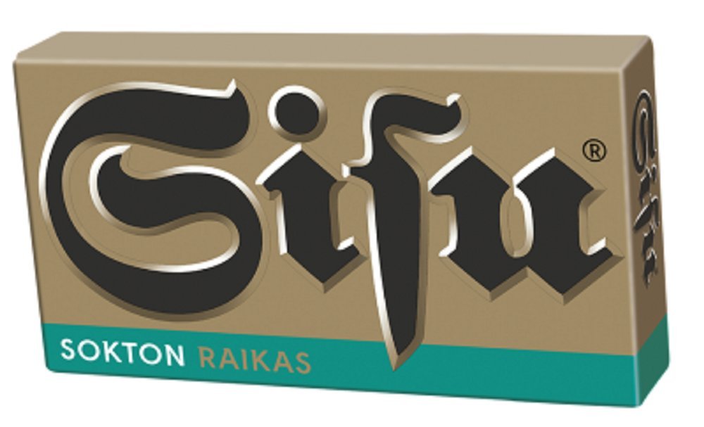 24 cajas x 36 g de hoja Sisu Raikas Sokton - Original - Finlandés - Sin Azúcar - Salmiak - Regaliz, Pastillas, Pastillas, Gotas - Dragees - Caramelos - Dulces