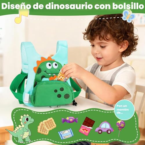 Mochila correa niños antiperdida Dr.meter de 1 a 5 años con pulsera extensible 2