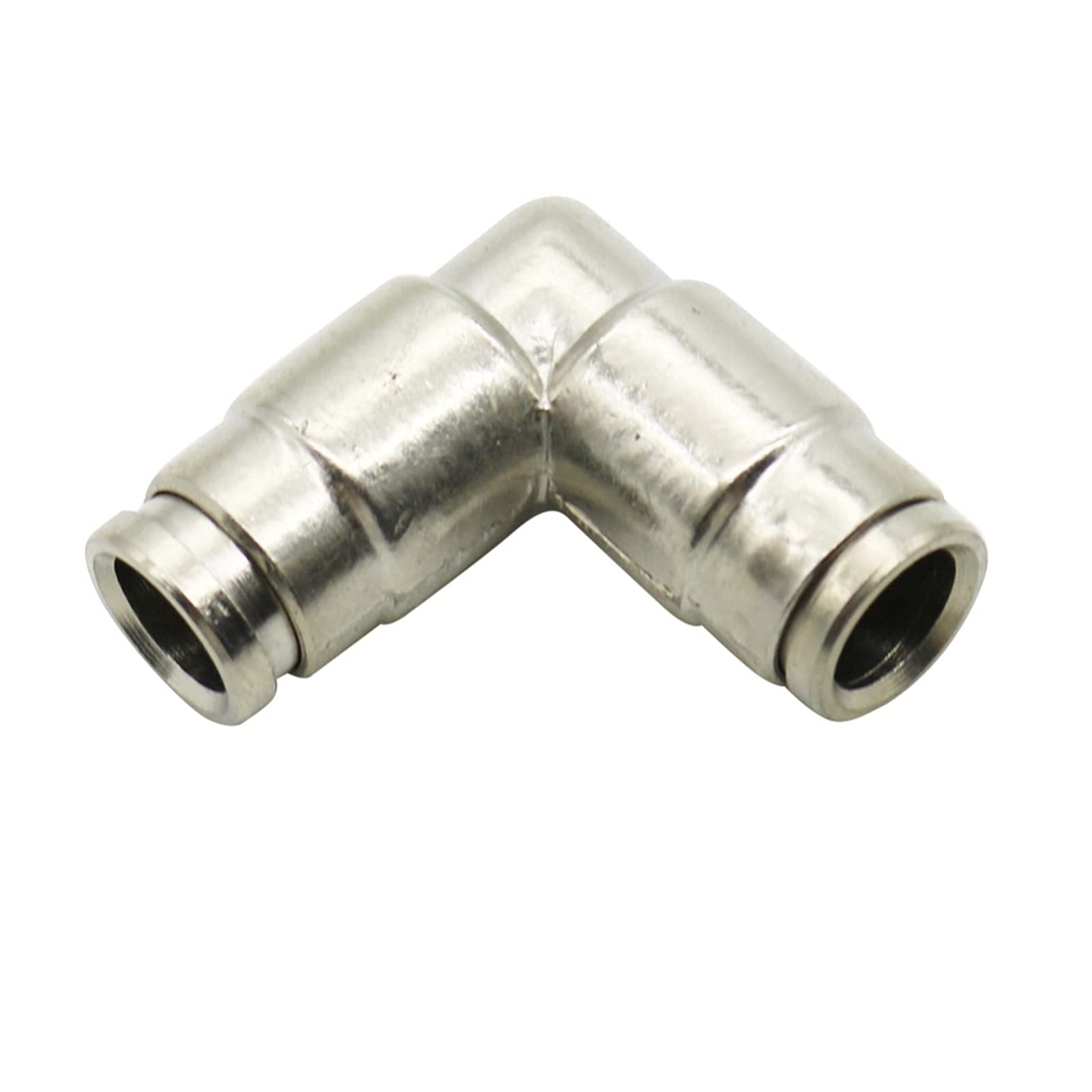 Conector de manguera de jardín 3/8 "Sistema de enfriamiento de niebla codo de acoplamiento rápido Acoplamiento de riego de invernadero agrícola Acoplamiento de tubería de jardín 10 piezas