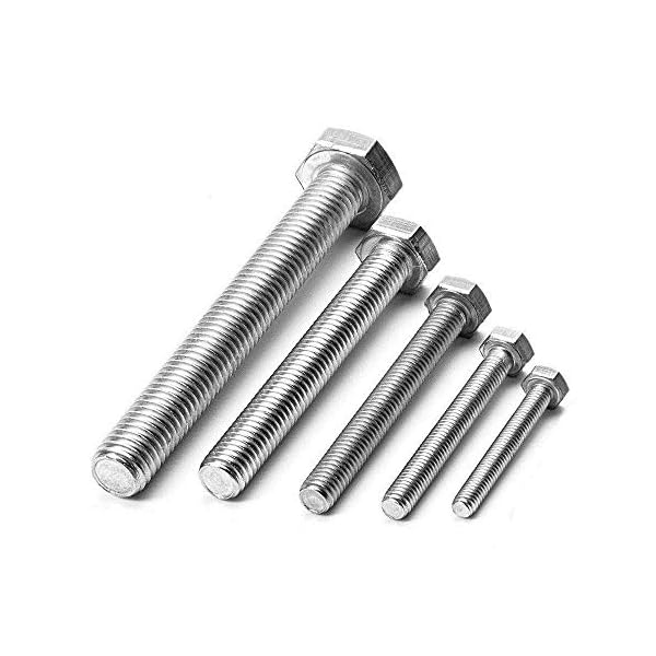 10 Stück M2 x 3 mm Sechskantschrauben Niro Edelstahl A2 VA V2A DIN 933 Maschinenschrauben Gewindeschrauben