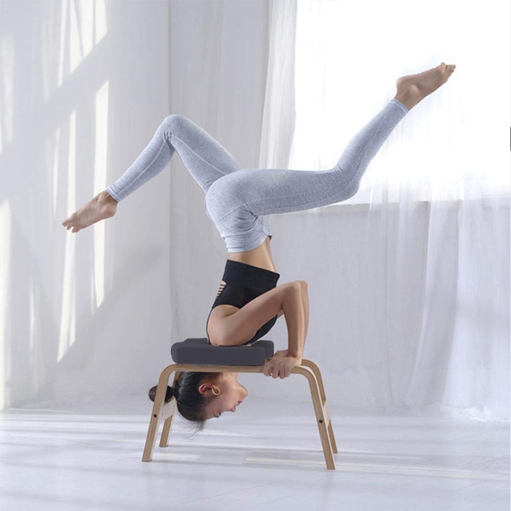 Sgabello Yoga Inversione JSM Fitness - In Acciaio, Per Verticali, Supporto 150 Kg, Con Tappetino - Foto 3