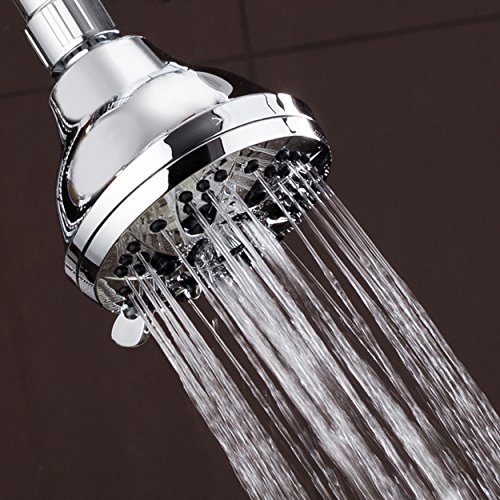 AquaDance Chrome Finish 6-Setting Shower Head for Maximum Power. Enjoy 1.8 GPM Spiral High Performance Luxury Even Under Low Water Pressure thumbnail 7