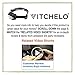 Vitchelo LED Headlamp Camping Light, Super Bright Waterproof Adjustable Head Light for Forehead, 6 Light Modes, 3 AAA Batteries Included, Red & White Flashlight (Black Upgraded)
