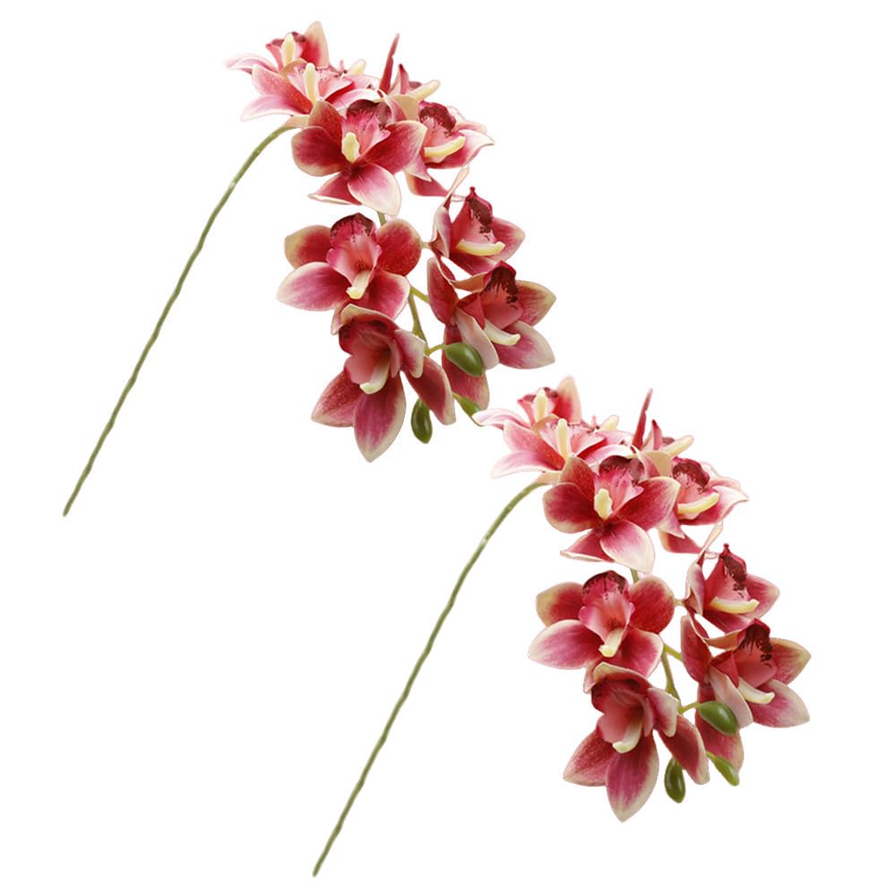 Amazon.com: XZJMY Artificial Orchid Flowers 3D Faux Cymbidium