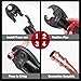 ROGVOC ProPress Tool for Copper Pipe, 18V Brushless Electric Crimping Tool Kit for 1/2, 3/4, 1 Inch Pro Press Fittings with 3 Press Jaws, 2-Pack 4Ah Batteries, Fast Charger, Carrying Case