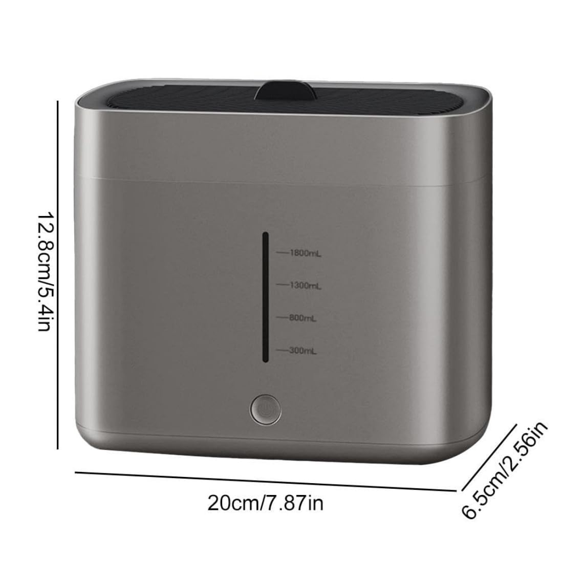 Lavadora eléctrica de vasos y tazas, lavadora automática con depósito de agua de 1,8 L, chorros de alta presión, cup washer para el hogar, la oficina, bares y cafeterías (Gray)