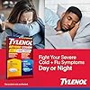 Tylenol Extra Strength Severe Cough + Sore Throat Day & Night Caplets, Combo Pack for Powerful Multi-Symptom Relief for Painful Sore Throat & Cough, Acetaminophen Pain Reliever, 24 ct