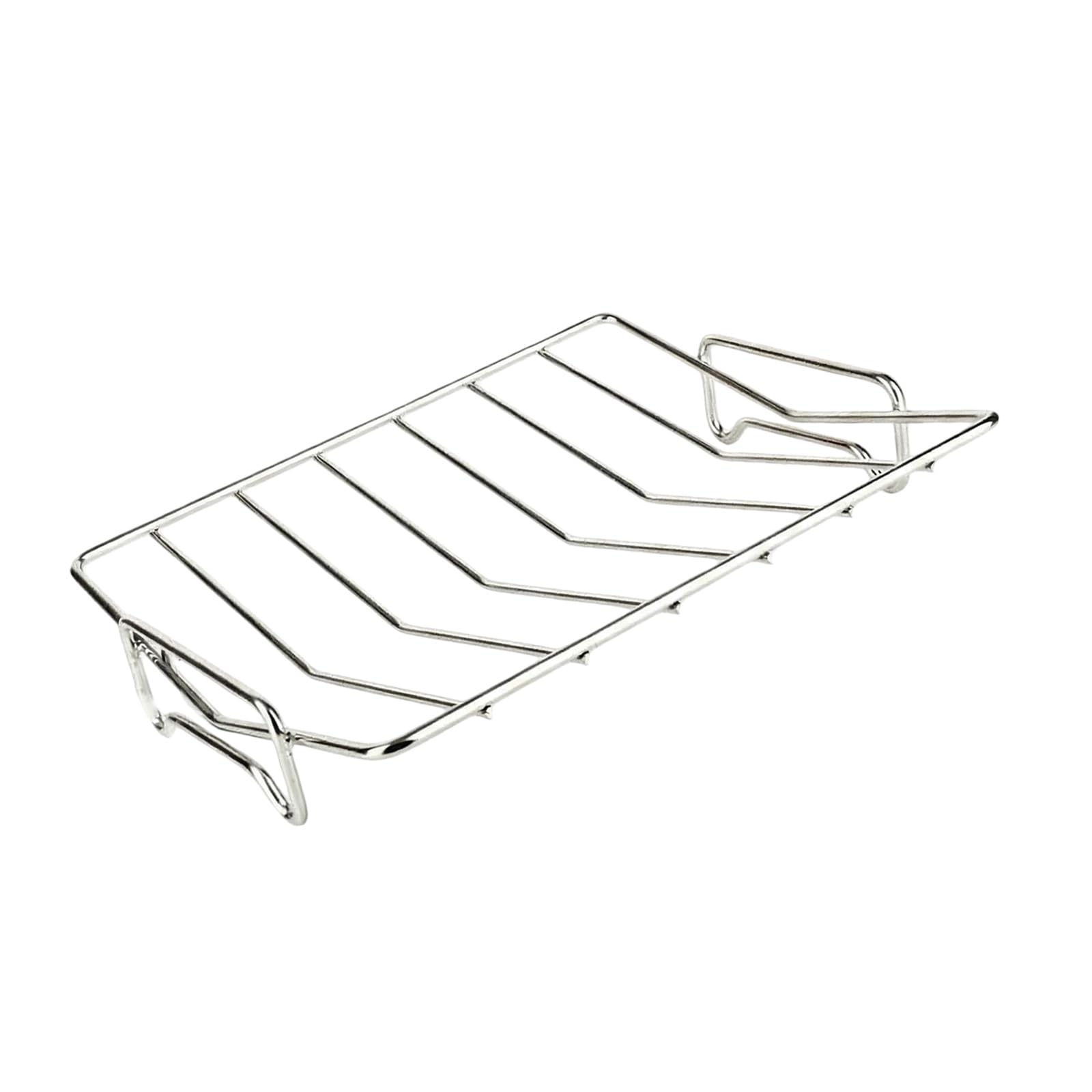 V-SD Support multi-usage en acier inoxydable pour rôtir barbecue, viande, volaille et plus encore – Idéal pour cuisiner et servir