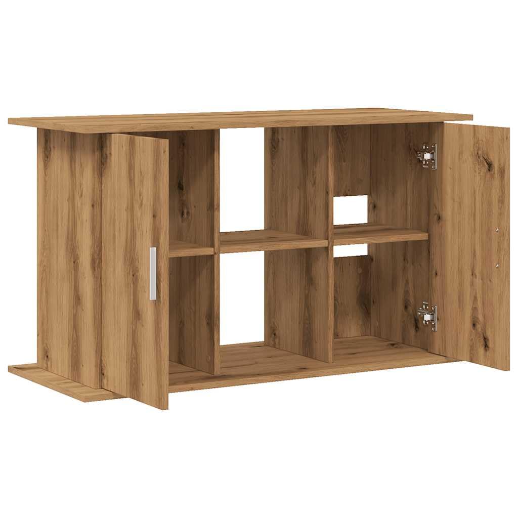 Tomostar Support pour Aquarium, Meuble pour Aquarium Meuble de Base Table d'aquarium chêne Artisanal 101x41x58 cm Bois ingénierie