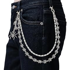 Silver Double Layer Spider Chain