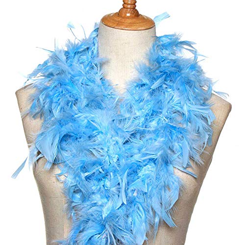 Boa en plumes de 2m pour décorations de mariage et loisirs créatifs