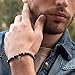 Galis Cross Bracelet - Gemstone Bracelet with Labradorite Beads And Stainless Steel Cross Pendant is a Great Gift for Him, Bead Bracelets Made with High Quality Gemstones on a Stretching Cord 6