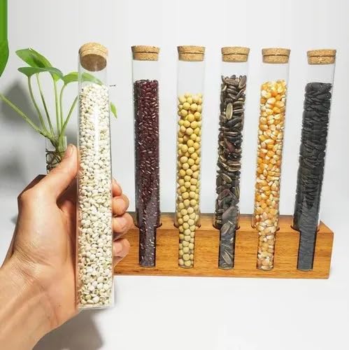 ISKO® Borosilicate Glass | Test Tube with Wooden Cork | With Rim | Flat Bottom | 25 x 150 50ml | Pack of 15 Pcs-picture-27