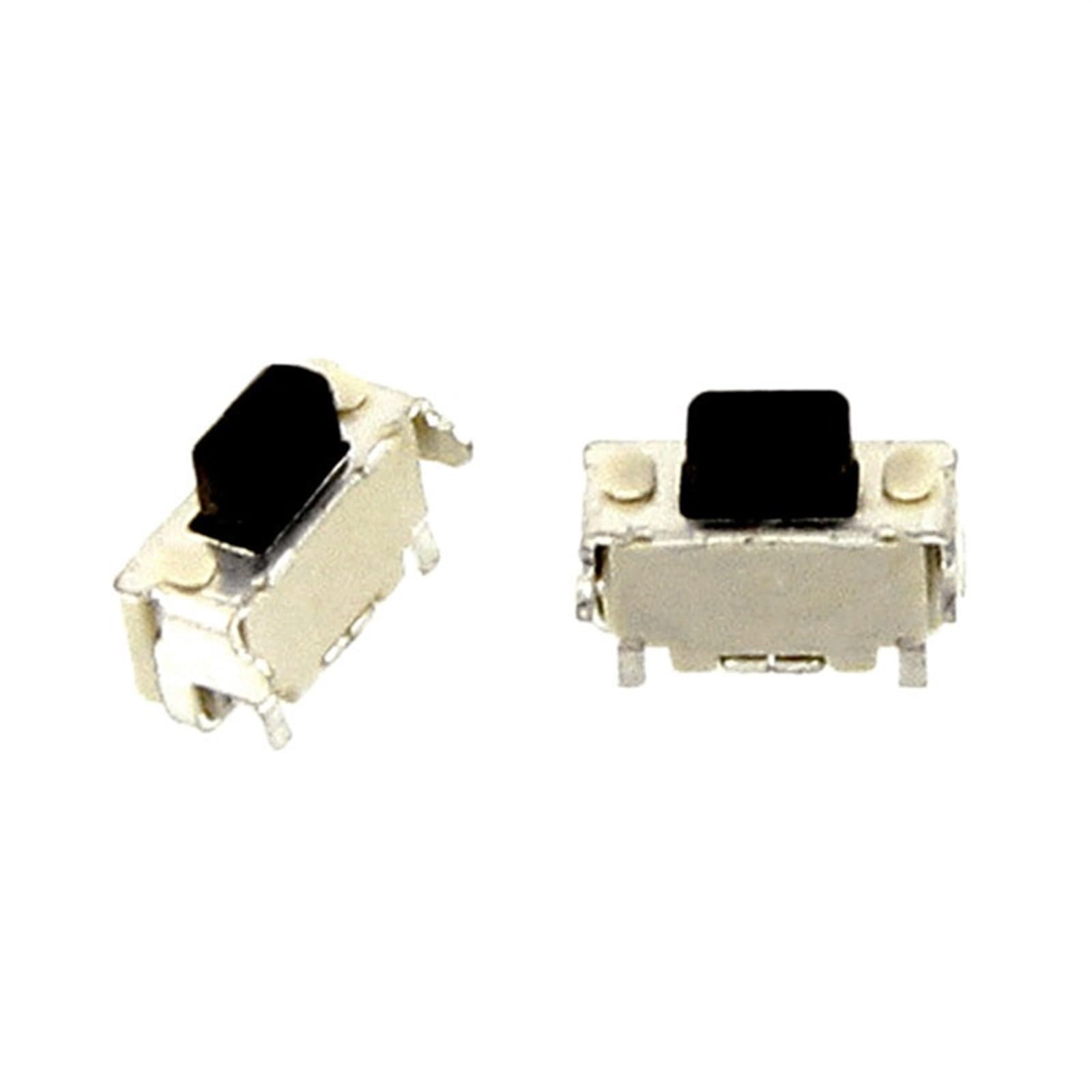 Micro-interrupteur tactile à bouton-poussoir latéral avec support de fixation 2x4x3.5mm