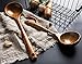 2 Pcs Wooden Spoon Ladle for Cooking Spoons Best Non Toxic Kitchen Tools -14 inch Long Kitchen Cooking Utensil & 11 inch Best Wood Spoons Large Deep Ladle Serving Spoons Soup Ladles Set