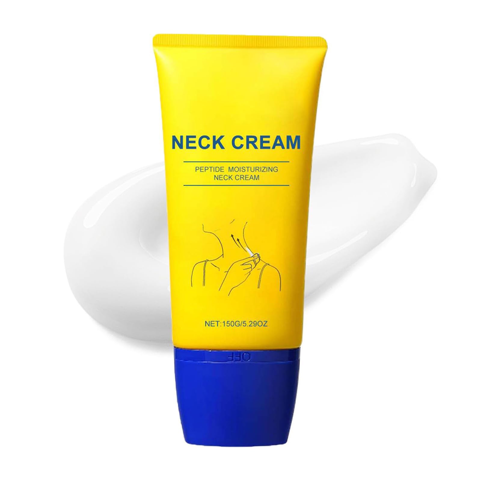 Z:SEA Neck Cream, Tighten and Lift Neck Cream, Neck Firming Cream With Rollers Massage, Firm And Lift Sagging Skin, Firming Lifting Necks Cream 150g (1)